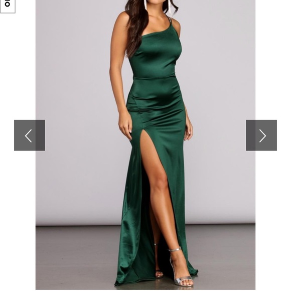 Windsor Dresses & Skirts - One shoulder satin dress